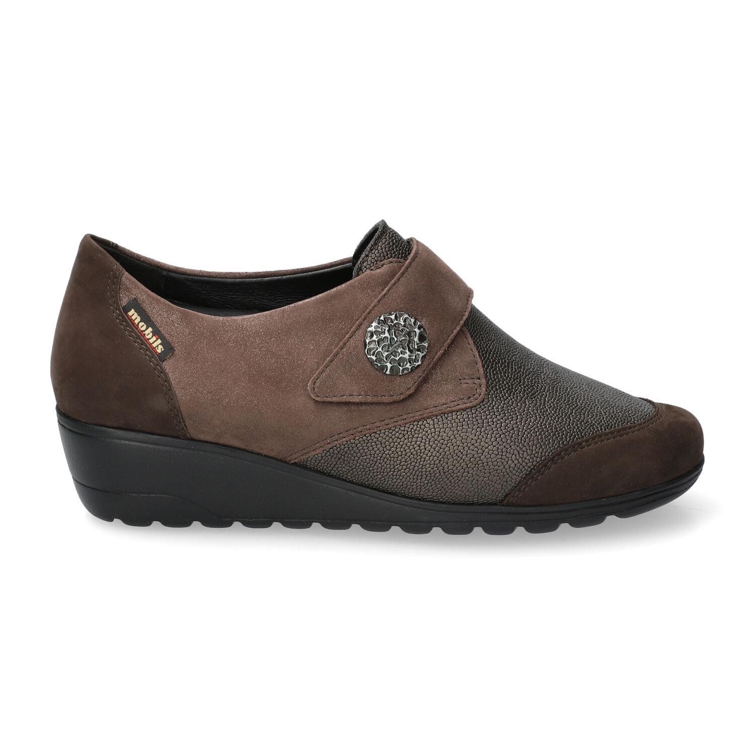 Ballerines femme modèle Branda chene fonce - Mephisto